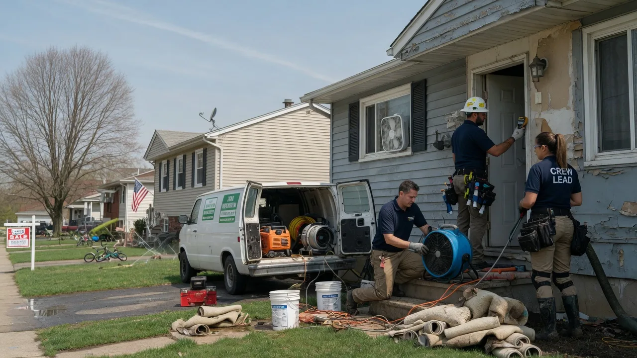 Flood Cleanup in Chestnut, IL near me