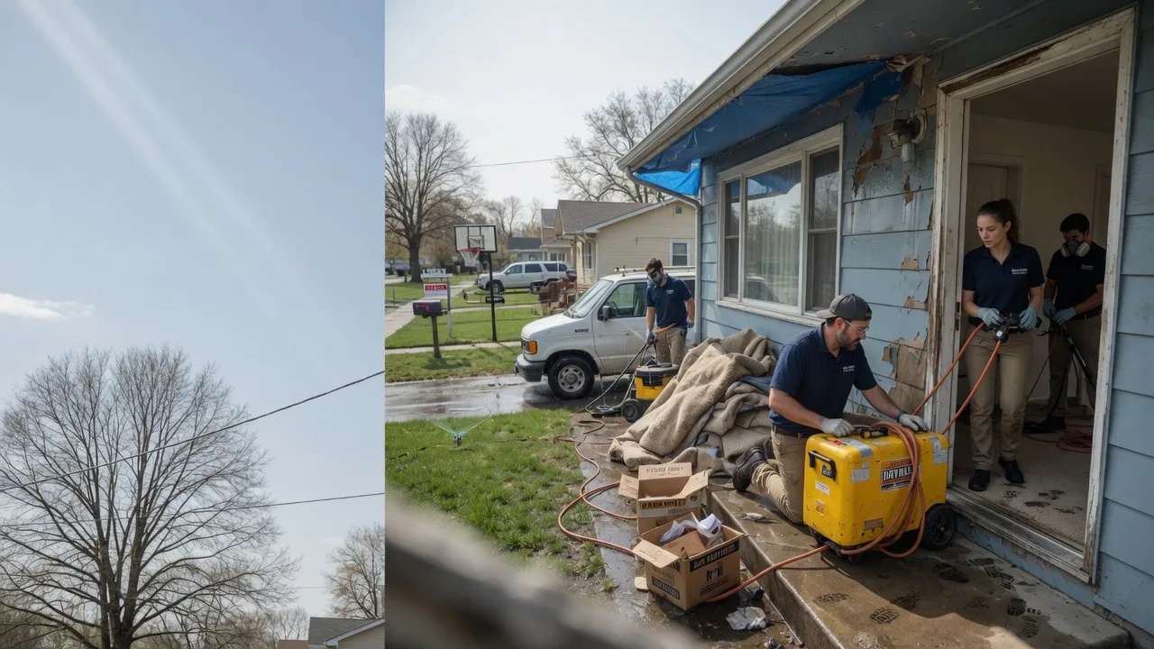 Basement Flood Cleanup in Chestnut, IL near me